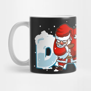 Dabbing Santa Christmas Tshirt Gift Dab Santa Claus T-Shirt White Mug